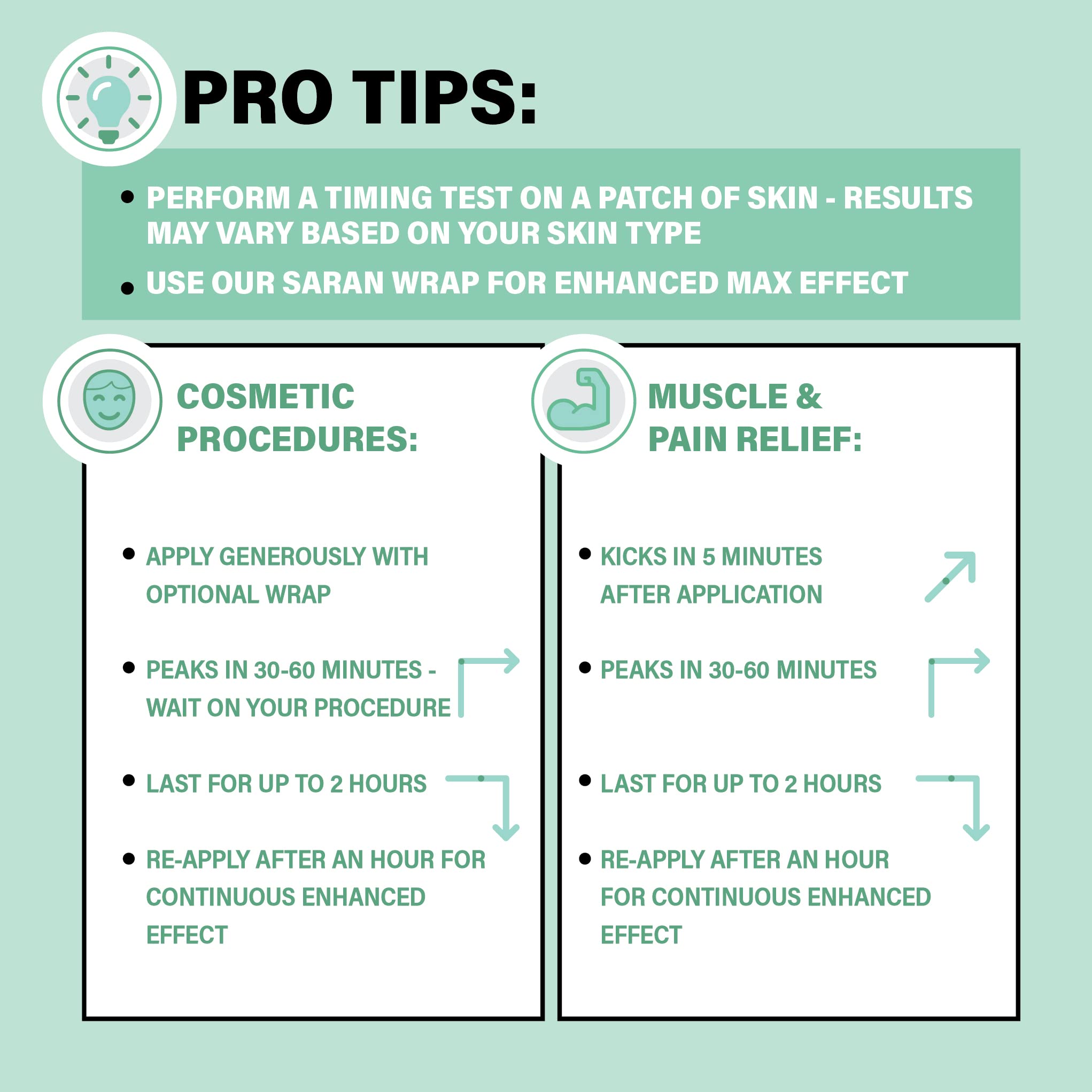 Base Labs Lidocaine Numbing Gel 4oz Topical Numbing Pain Relief Gel