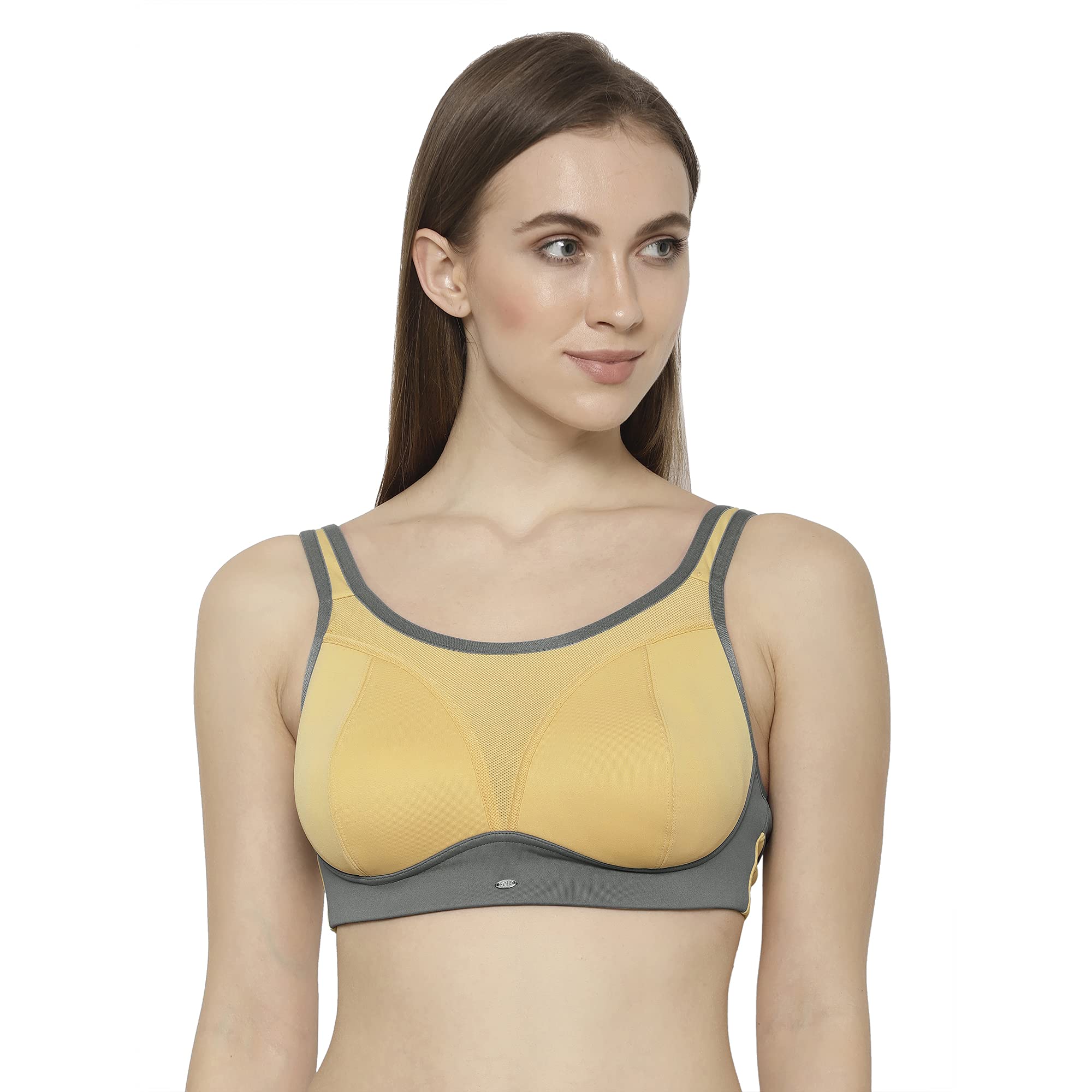 Women's Extreme Coverage Medium Impact Spacer Cups Non Wired Bra-image-32