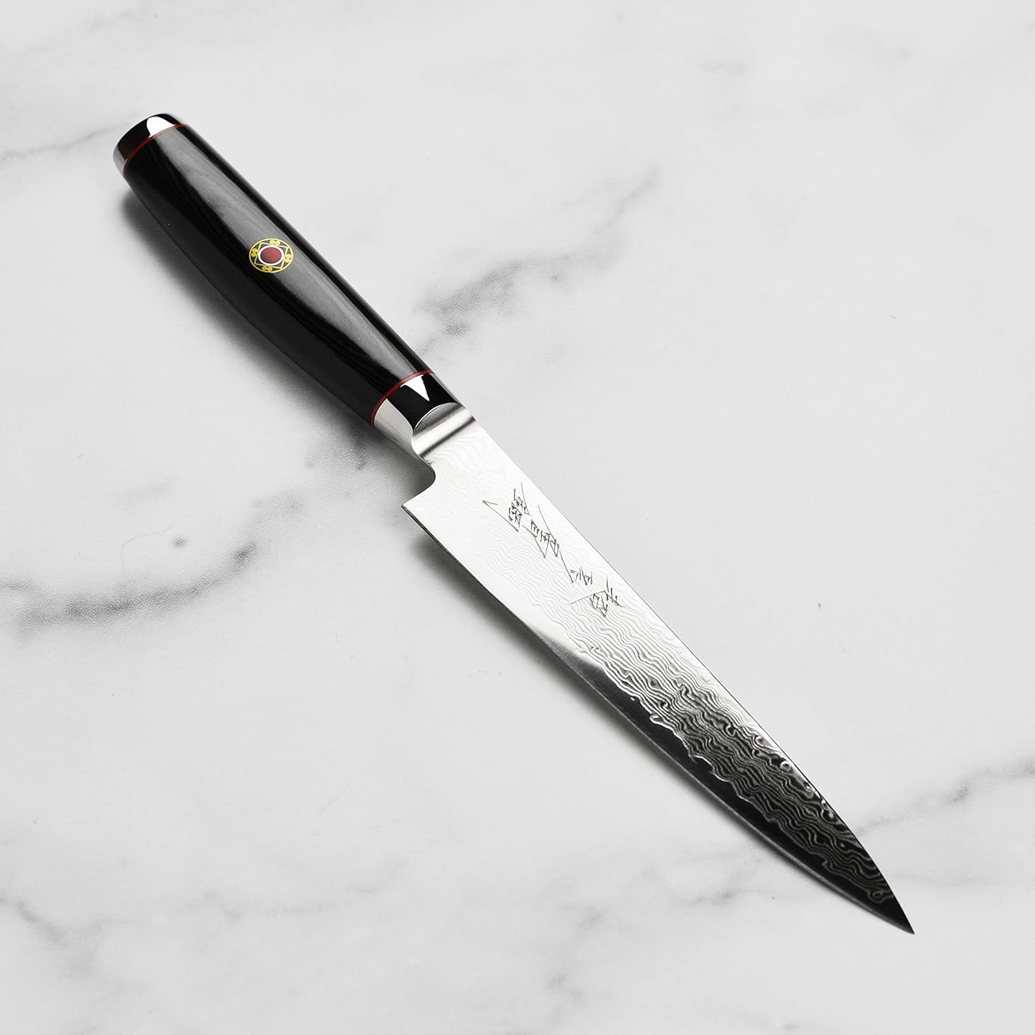 Enso SG2 Utility Knife - Made in Japan - 101 Layer Stainless Damascus, 6"