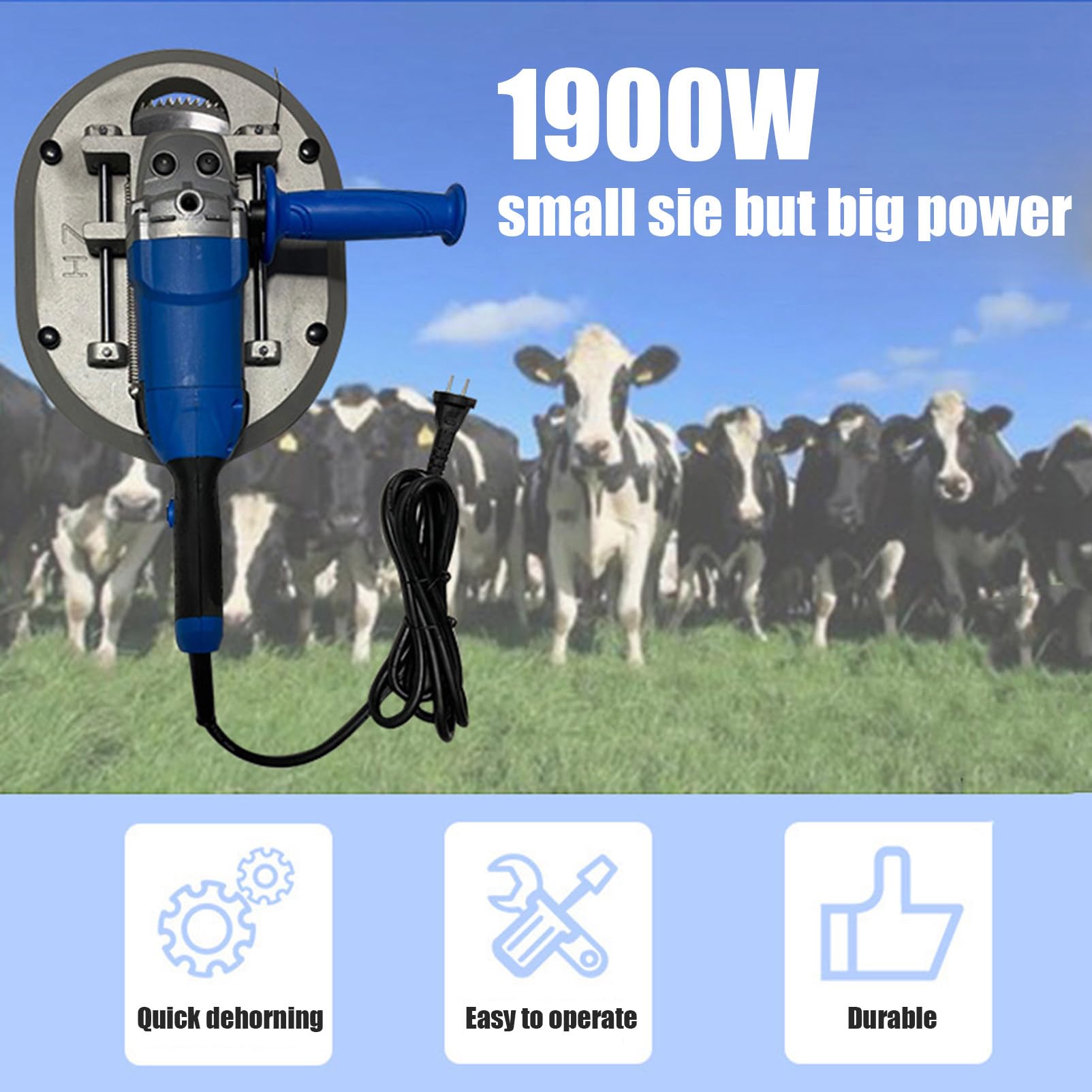 Taglierina elettrica Dehorner per la sicurezza del bestiame | Utensile da