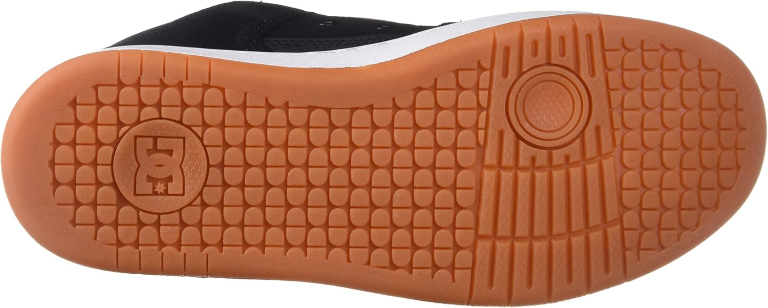 DC Shoes Sneakers Sneakers for Men, Black/White/Gum, 8 US