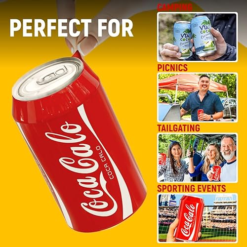 Miniatura 4 de BeerSkin Skywin - Cubiertas de silicona para latas que parecen refrescos, paquete de 40 unidades de 12 onzas (12.0 fl oz), reutilizables y