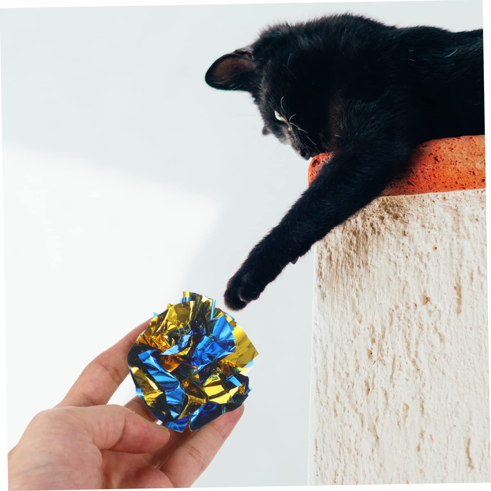 Kisangel 5sets Katze Interaktive Crinkle Für Indoor Katzen Kätzchen Hüpfspielzeug 20 Stücke * 5