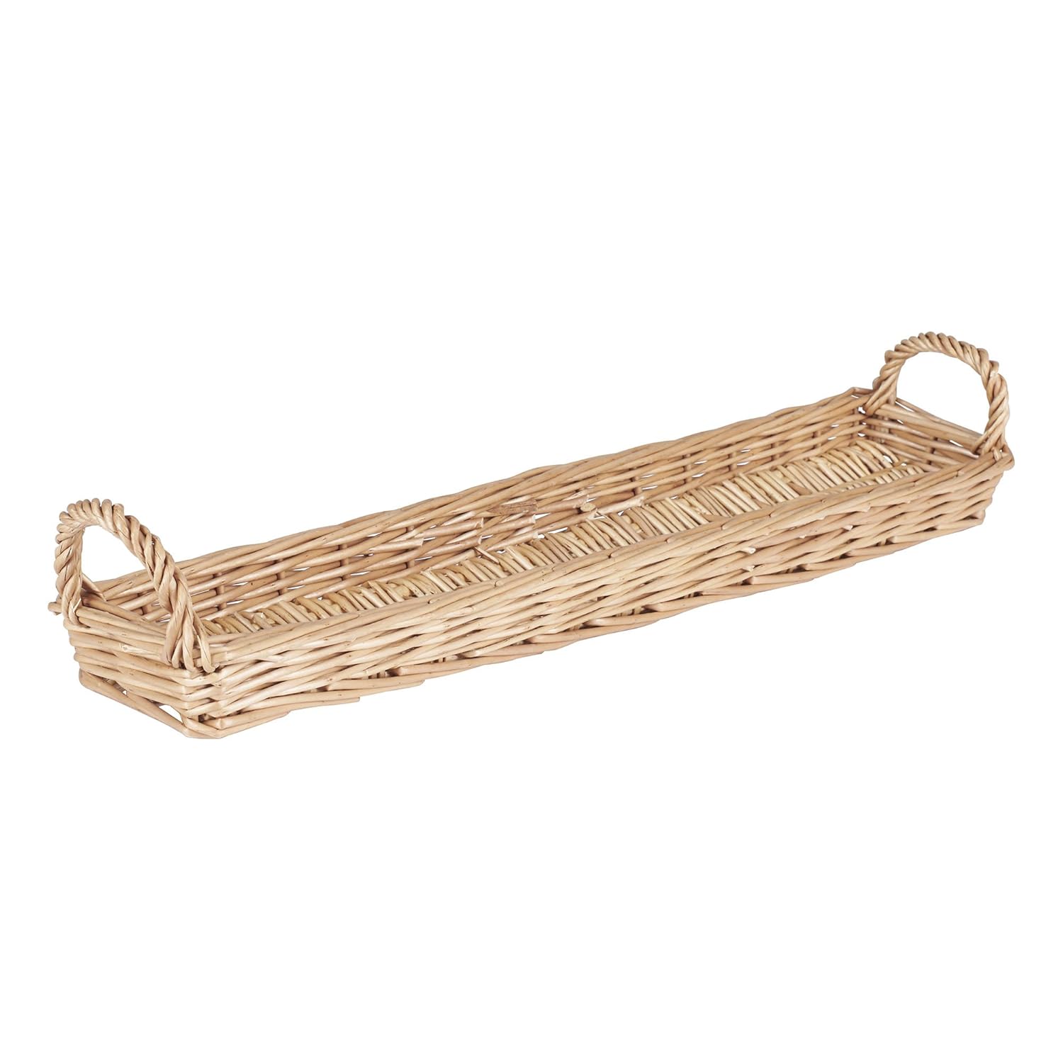 Household Essentials ML2237 Long Wicker Bread Basket Amazon.in Home