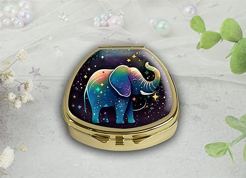 Miniatura 8 de Gixpop Pastillero lindo suculentas, pastillero de bolsillo, portátil, soporte para tableta, organizador de vidrio, cubierta de cristal, funda