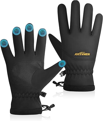 Guantes de invierno impermeables para esquí y nieve, para mujeres y hombres, resistentes al viento, para clima frío, cálidos, térmicos con