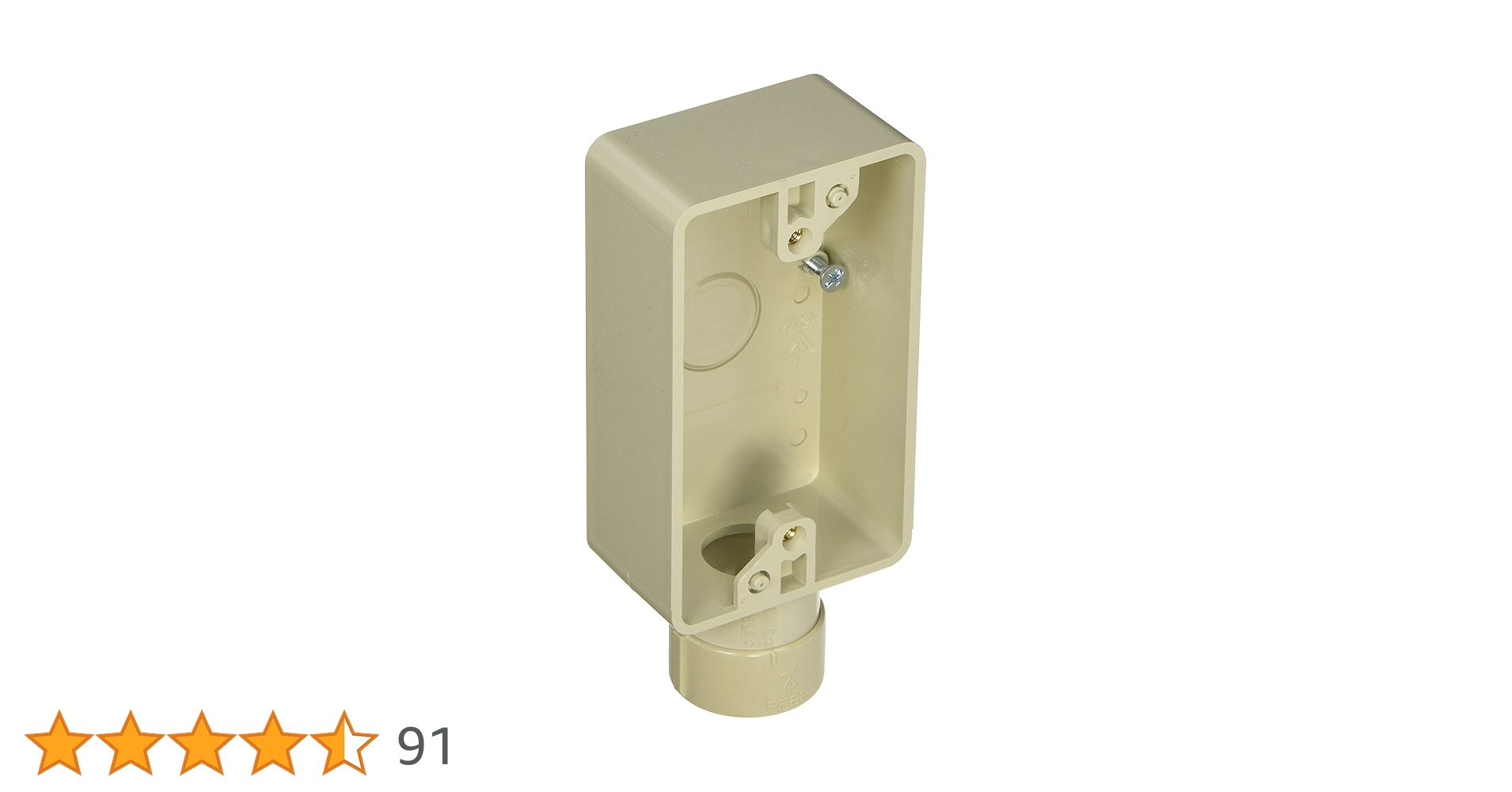 Amazon.co.jp: 未来工業 露出スイッチボックス Gタイプ 1ケ用・1方出