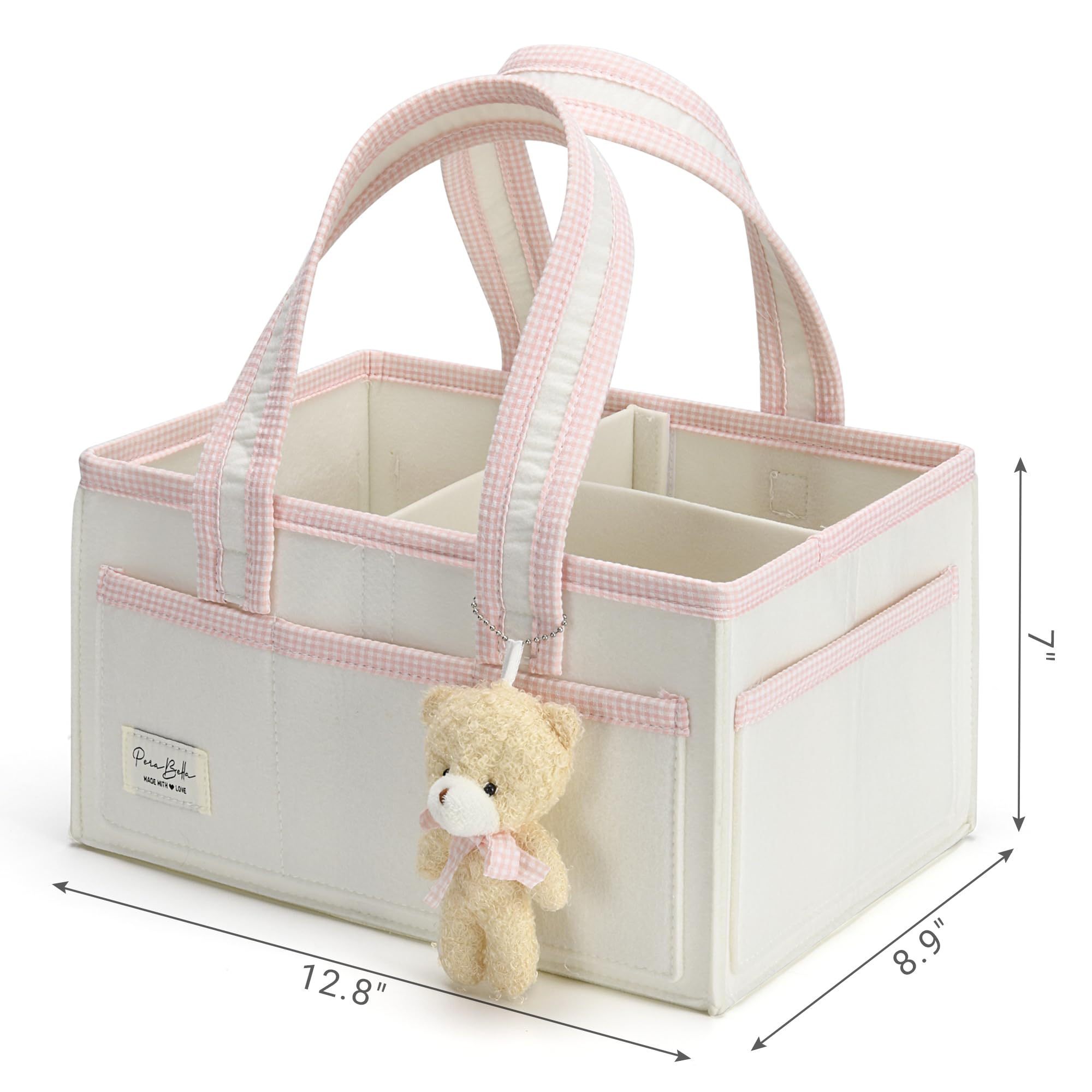 Organizer per pannolini con maniglia, borsa per cestino, articoli indispensabili per la ricerca del registro, organizer per la scuola materna per neonata ragazza ragazzo, borsa essenziale per bambini
