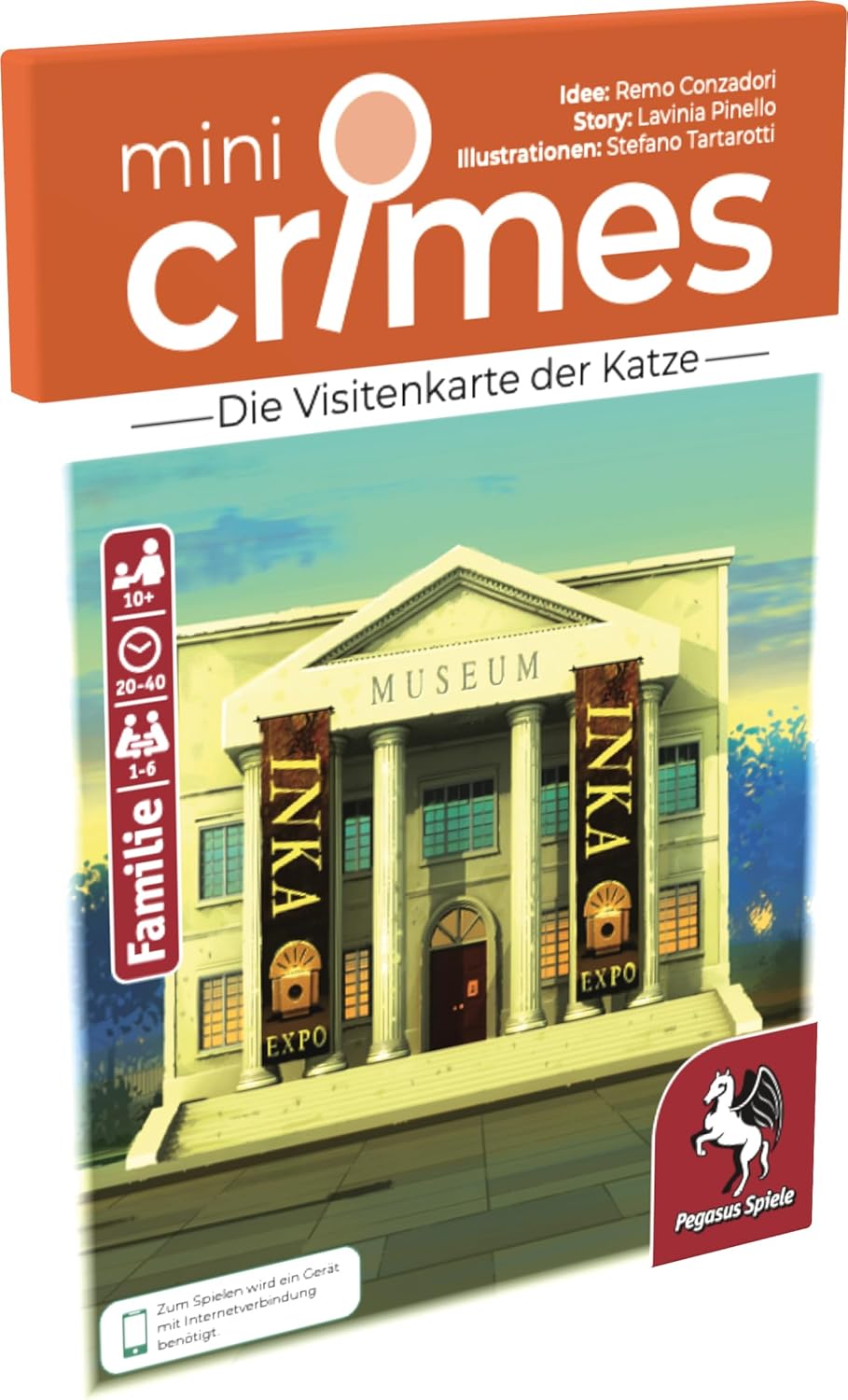 Pegasus Spiele MiniCrimes - The Cat's Business Card