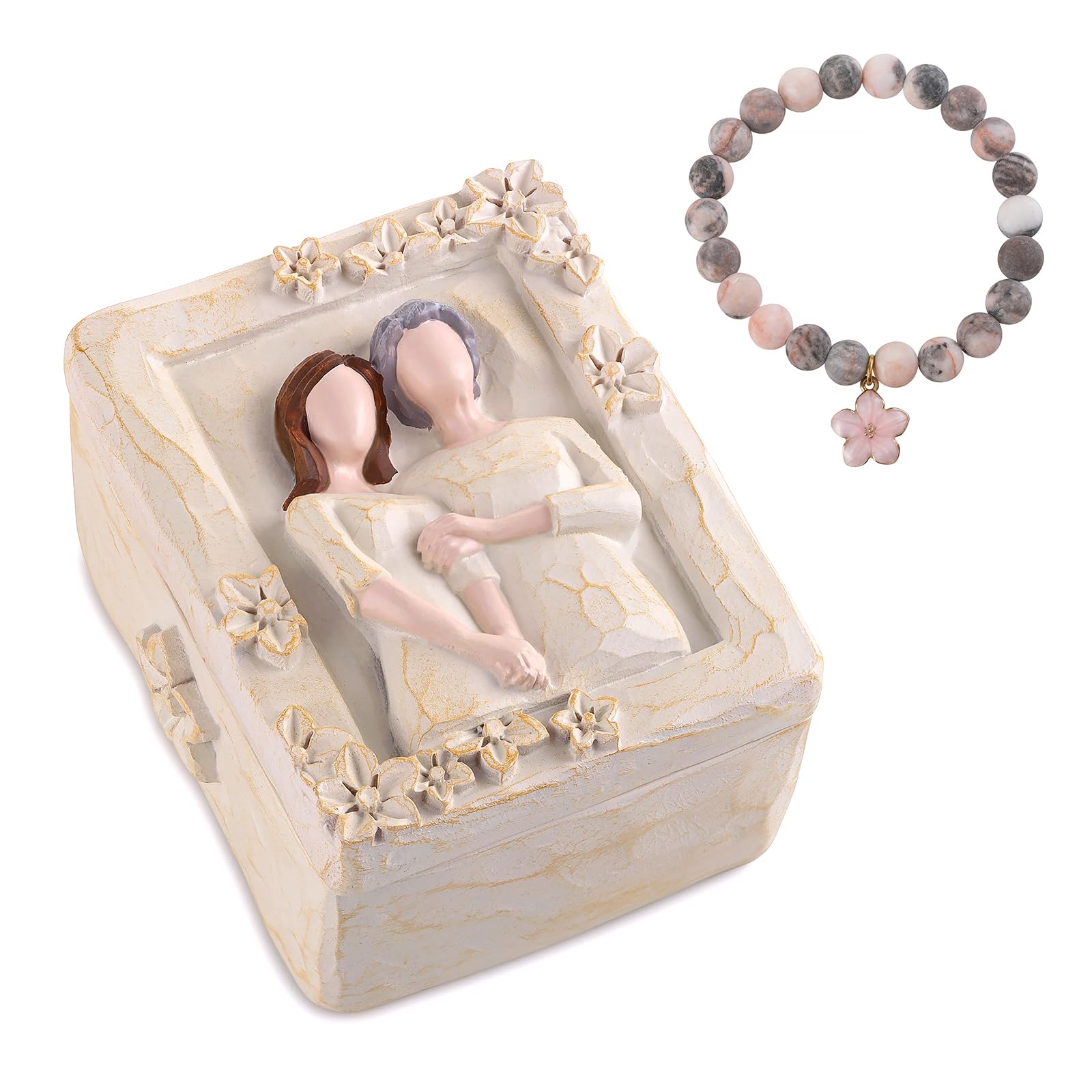 Storieme Mother Daughter Birthday Gifts - Christmas Mother of the Bride Gifts Daughter Gift from Mom Adult Daughters Present Memory Keepsake Box