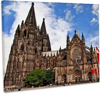 3dRose, Cologne Cathedral, North Rhine Westphalia, Germany - EU10 MGL0159 - Miva Stock, Museum Grade Canvas Wrap 20x16