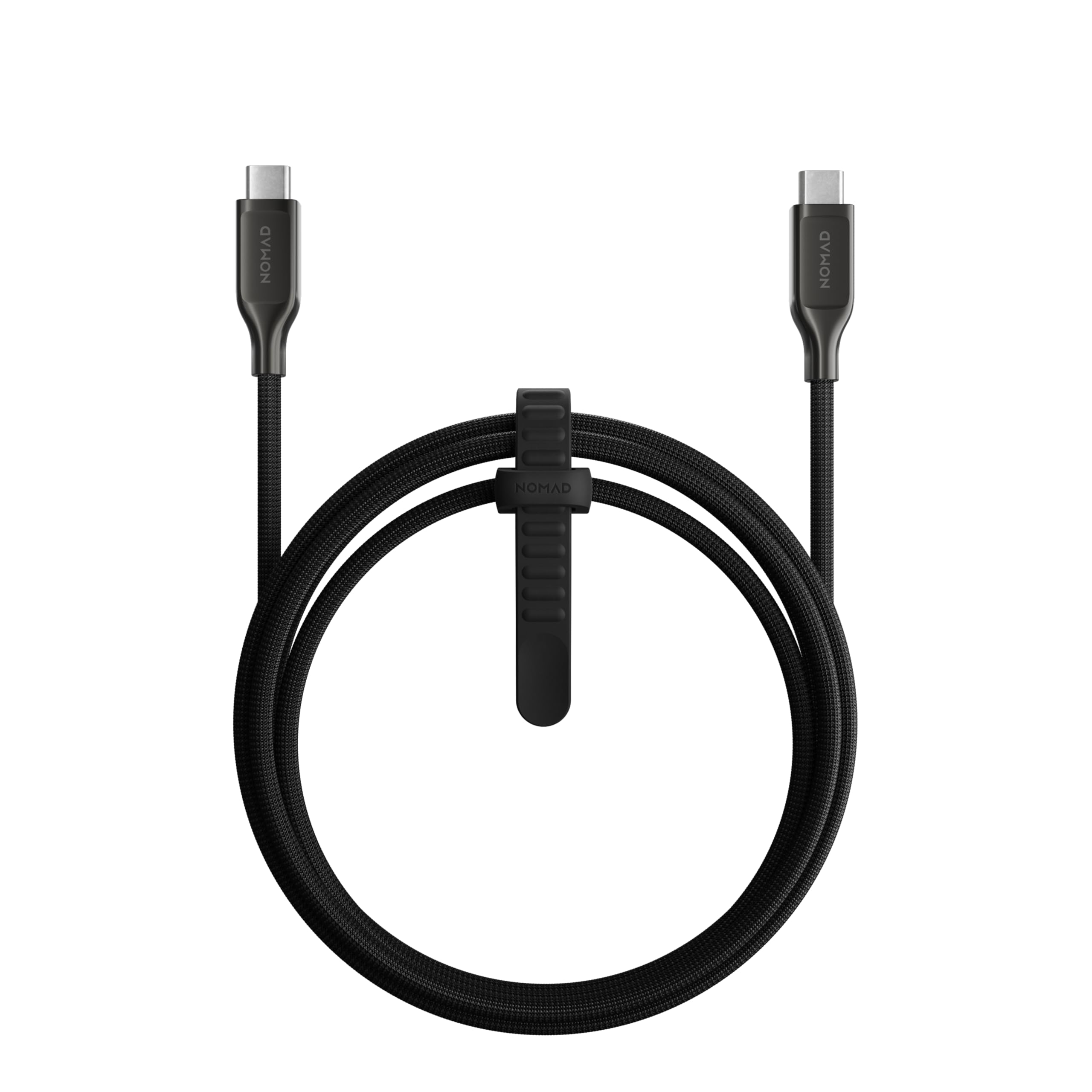 NOMAD Câble USB-C en carbure V3, 1,5 m USB-C vers USB-C construit avec Kevlar, câble de charge USB C, câble USB de type C à charge rapide