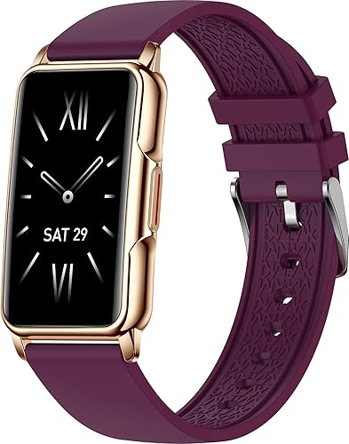 Pulsera inteligente negra para hombres y mujeres, reloj inteligente con podómetro, notificación de mensaje de sueño, pantalla táctil completa de