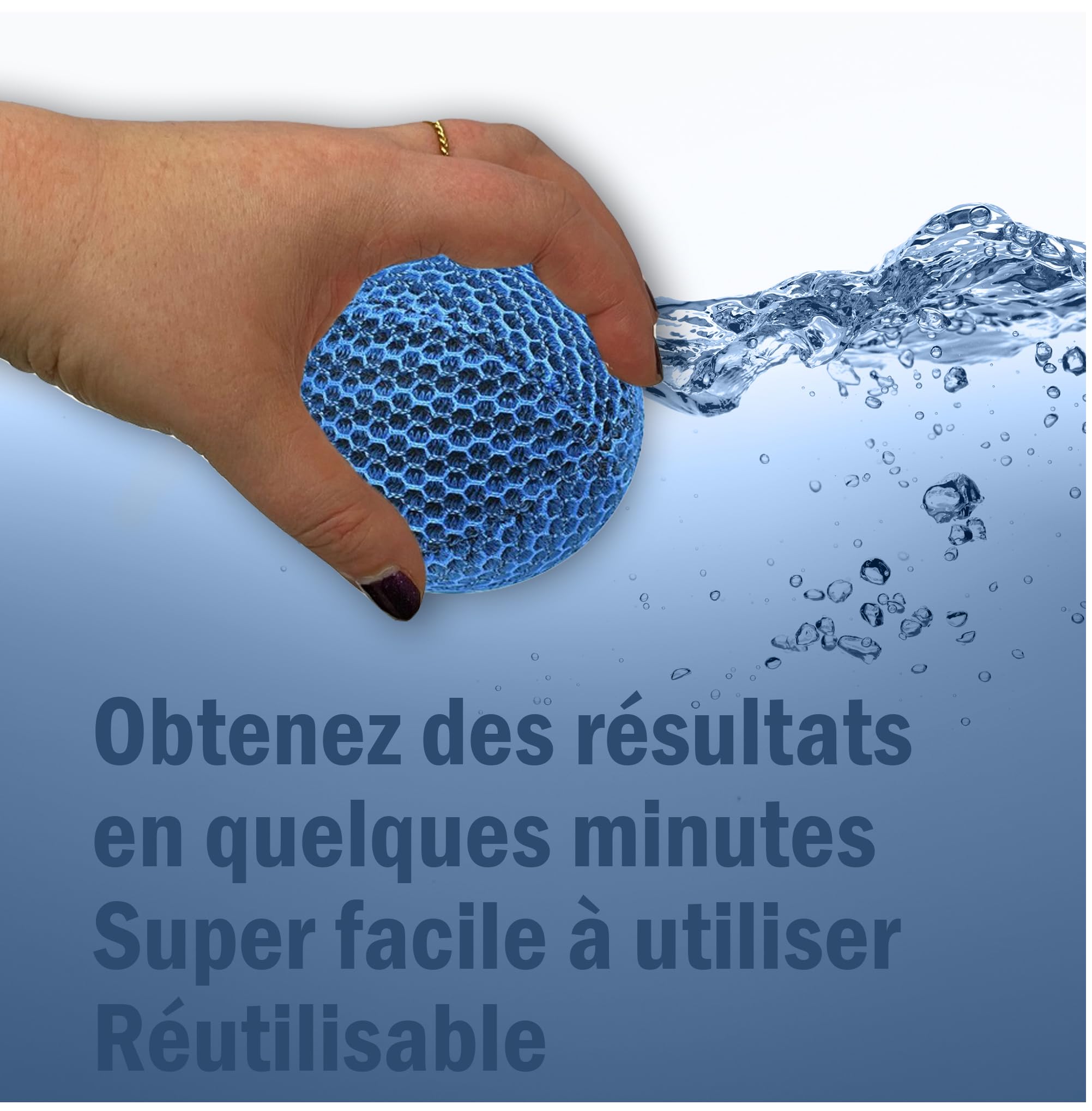 Éponges flottantes réutilisables pour spas – Boules absorbantes élimination huile et graisse