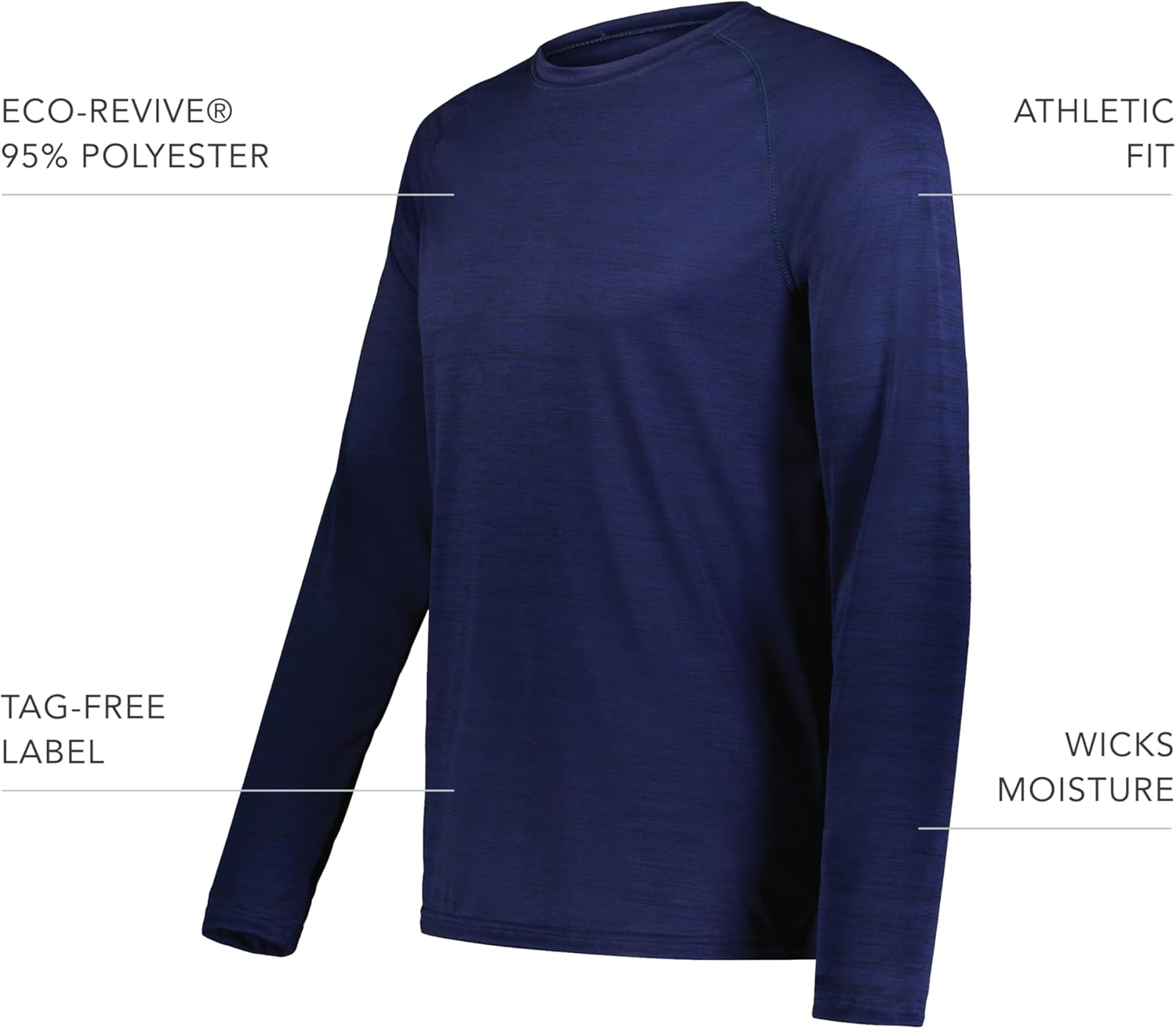 Holloway Mens All-pro Long Sleeve Tee - Image 3