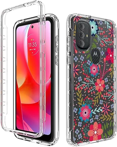 Miniatura 6 de sidande Funda para Moto G Power 2022 (no compatible con 2021) con protector de pantalla de vidrio templado, cuerpo completo, a prueba de golpes,