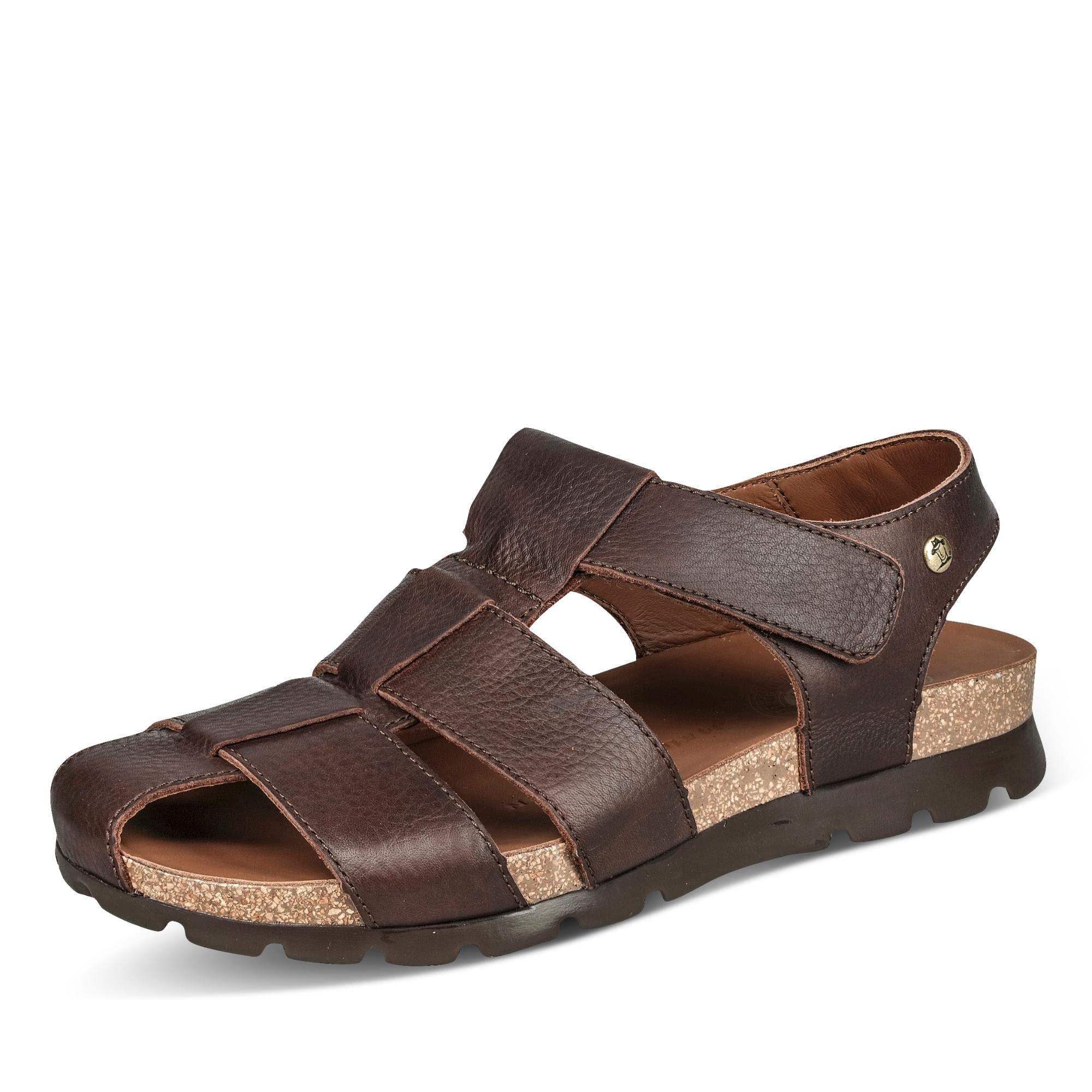 Panama Jack Men's Stanley Flat sandal, Marron C1, 9.5 UK