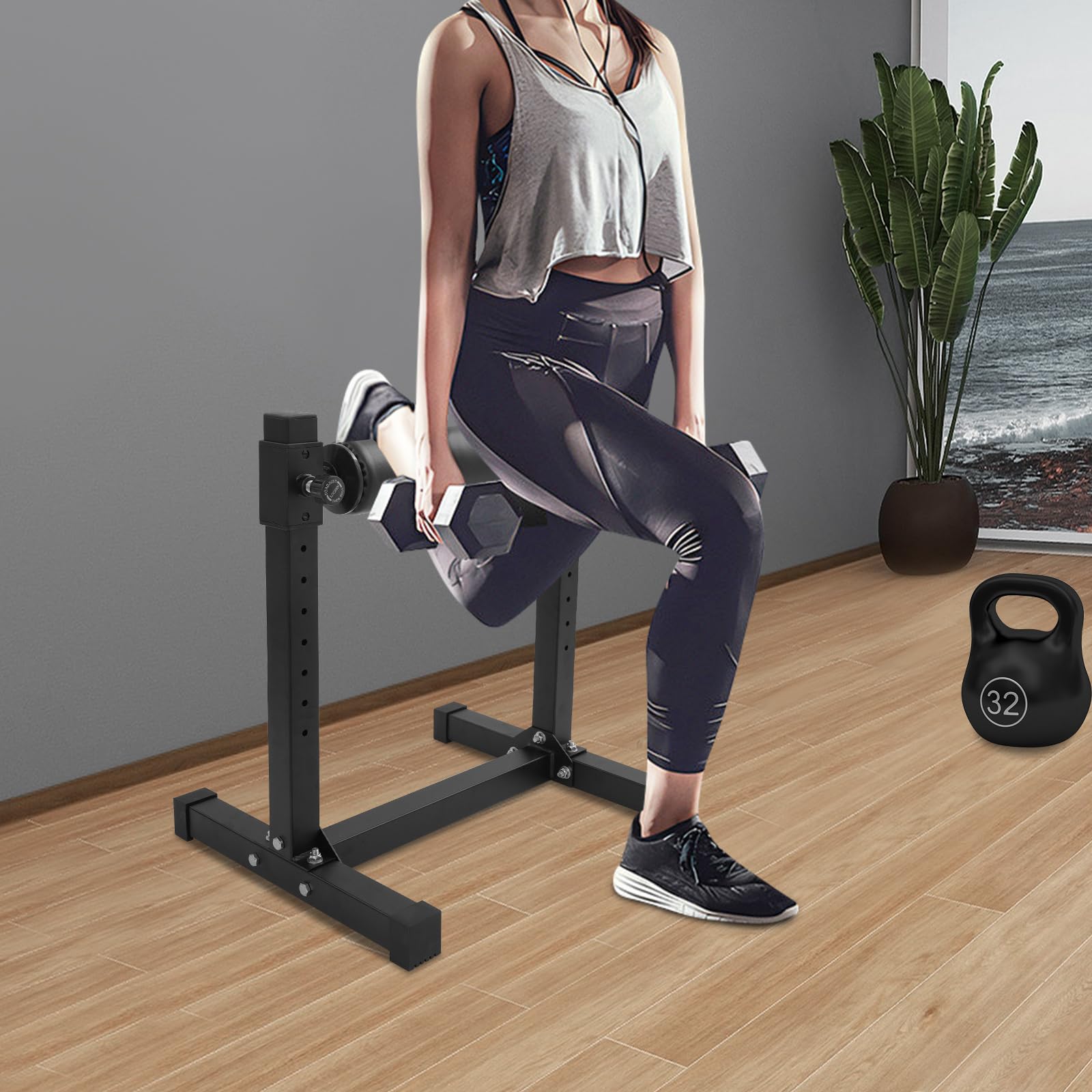 Split Squat Stand, Single Leg Squat Roller, attrezzo da allenamento per palestra, allenamento a casa, gambe, esercizi atletici, allenamento della forza