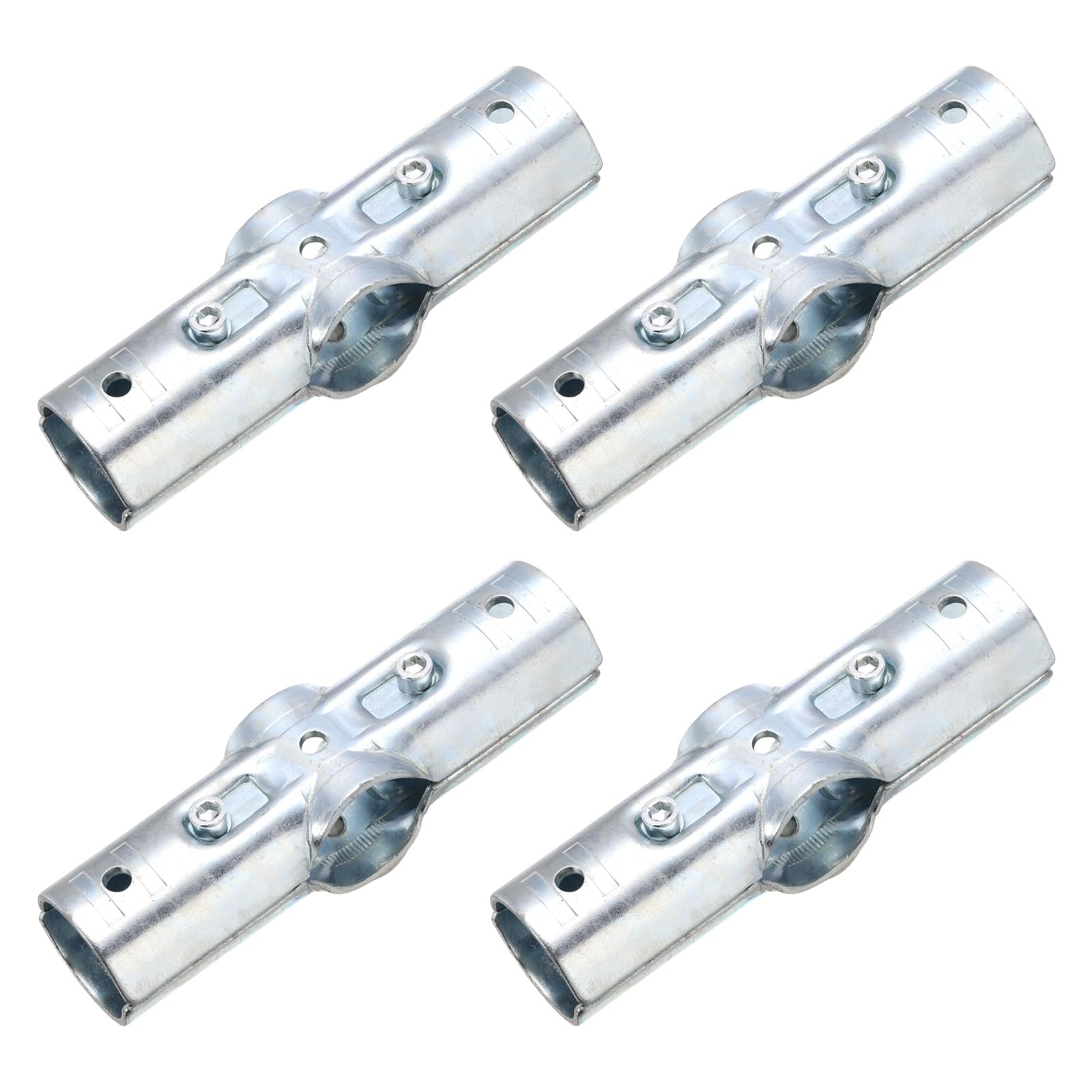 Collier de serrage en acier galvanisé de 2,3 mm d'épaisseur avec boulons pour tube de 3,8 cm