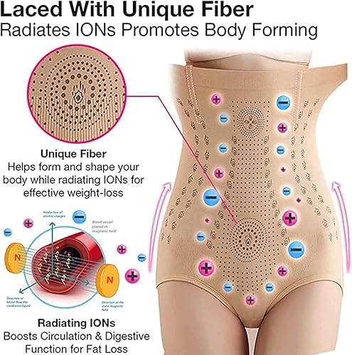 Miniatura 3 de IONSTech - Moldeador único de fibra para restauración control de abdomen y moldeador de cuerpo para mujer 3 piezas