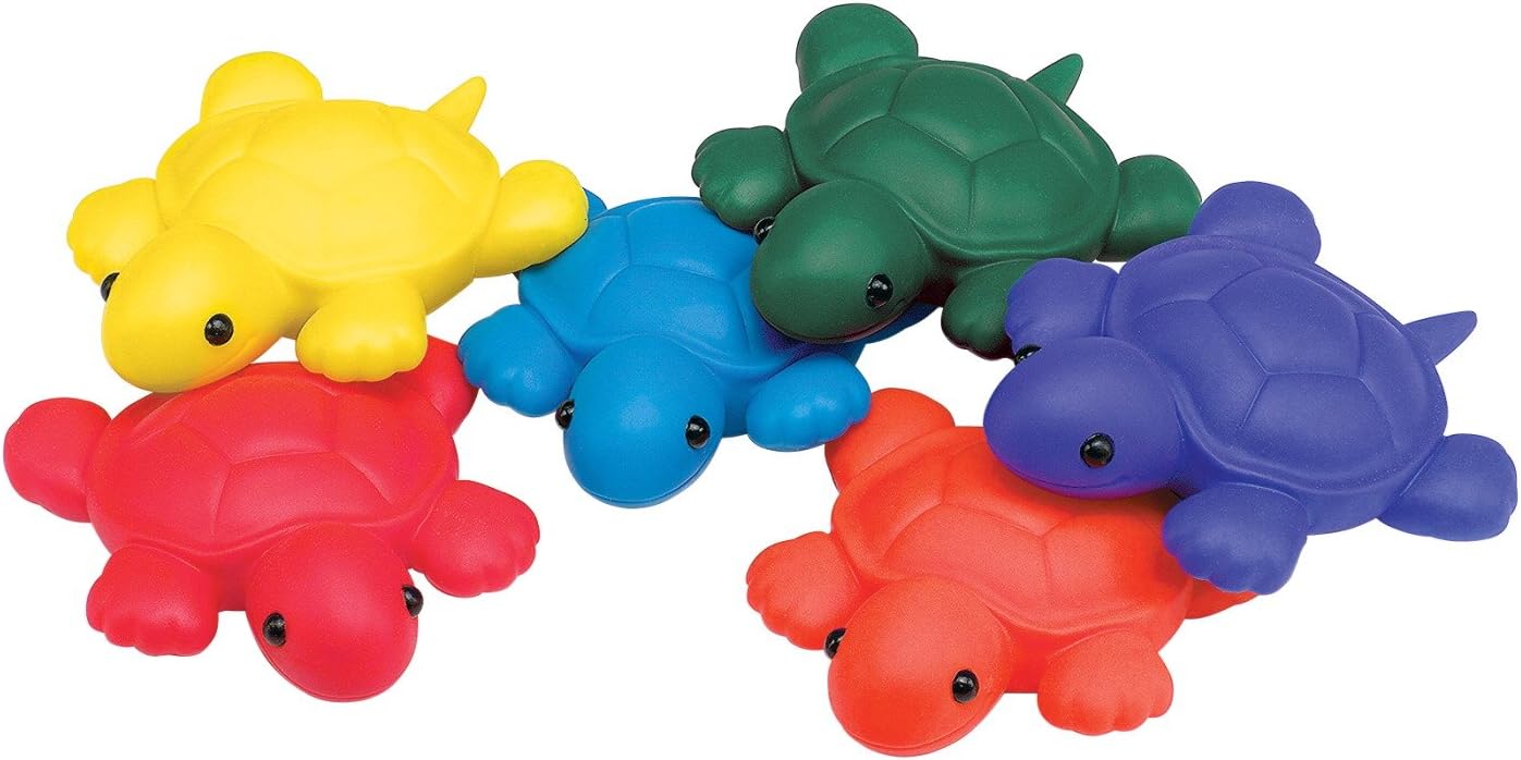 Sportime Indestructible Bean Bag Turtles, Set of 6