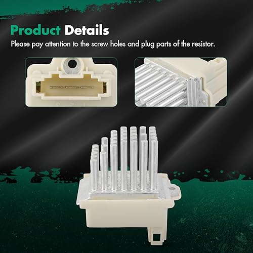 Miniatura 1058 de SCITOO Resistencia de motor de ventilador HVAC para 2008-2013 para Chrysler 300/2008-2016 para Town & Country/2008-2010 para Dodge Charger/2008-2018