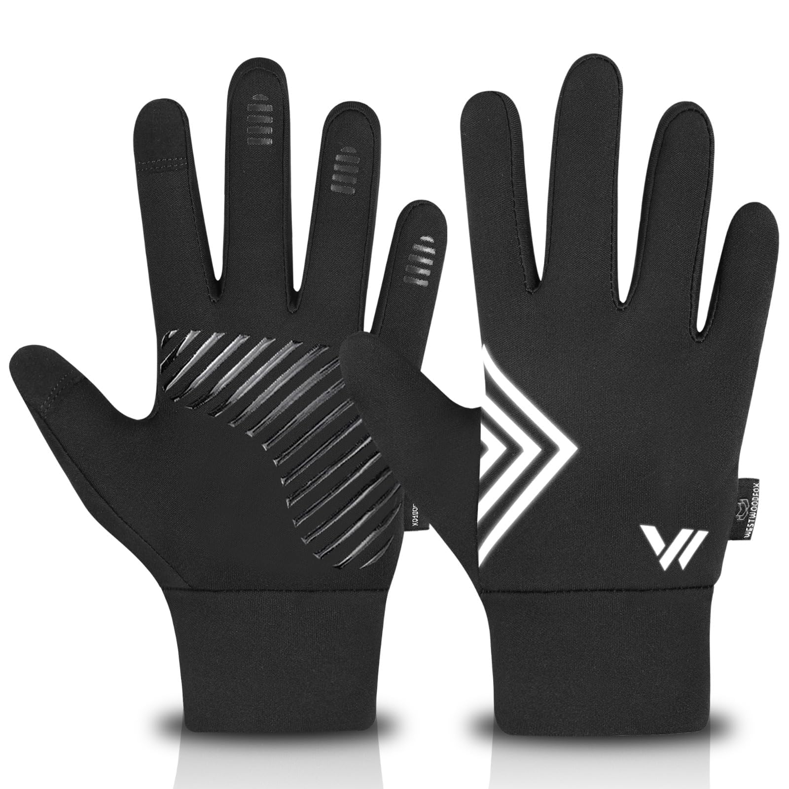WESTWOOD FOX Guante Térmico para Pantalla Táctil Antidelizante para Niño Niña 4-12 Años