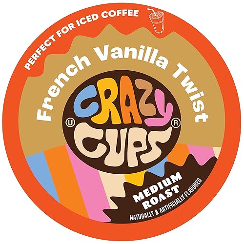 Miniatura 11 de Crazy Cups Cápsulas de café saborizadas, café de especias de vainilla y calabaza, café de una sola porción para máquinas Keurig K Cup, café caliente