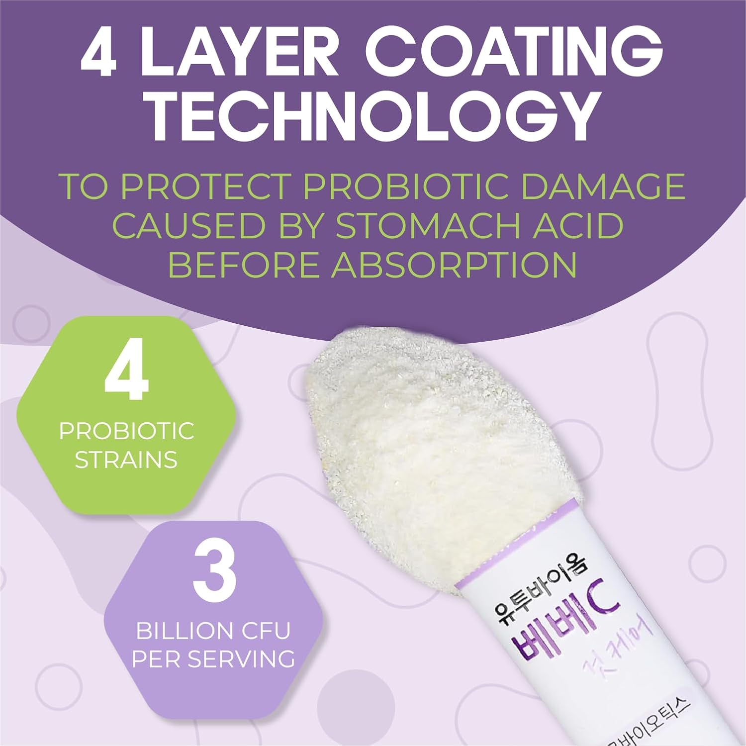 C Gut Care Probiotics Powder for Infants & Babies, Support Infant Gut Health, Easy-to-Take Powder, Age 3+ Months, Multi-Strain 3 Billion CFU, 60g (30 Packets) - 1 Month Supply - Image 4