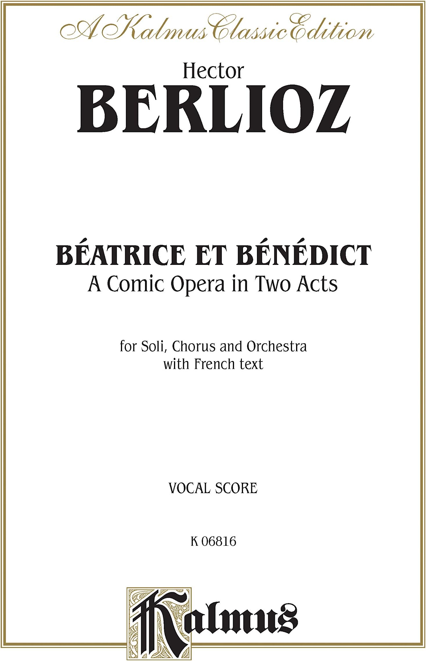 Berlioz Beatrice and Benedict Vs V