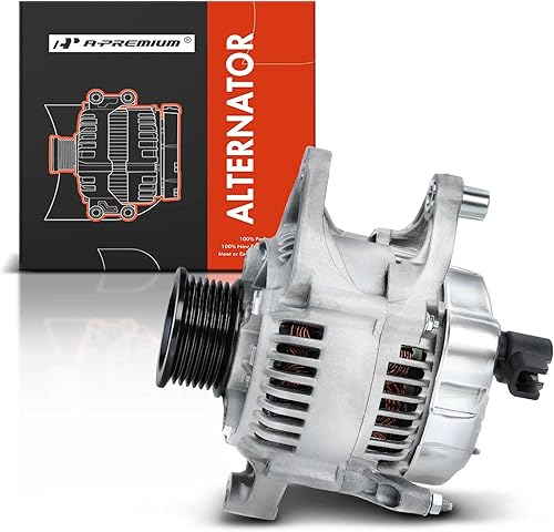 Miniatura 8 de A-Premium Alternador compatible con Jeep Grand Cherokee y Dodge Ram 1500 2500 3500 4000, Durango, Dakota, B1500, 12V 90A en sentido de las agujas