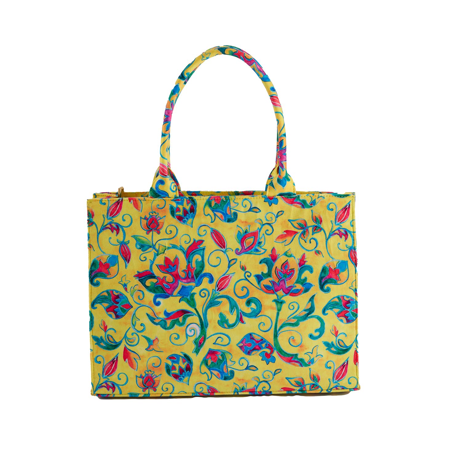 See full amazon price history chart for FusionKaari Colormaniac Tote Bag for Women with Zip, Holland Fine Velvet Material - Stylish College Bag for Girls, Ideal for Shopping, Travel & Beach (Yellow Floral Print) FusionKaari Colormaniac Tote Bag for Women with Zip, Holland Fine Velvet Material - Stylish College Bag for Girls, Ideal for Shopping, Travel & Beach (Yellow Floral Print) (B0CVDWNV8M) Amazon Price History, Amazon Price Tracker
