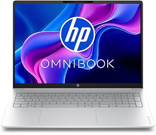 HP Laptop OmniBook 3 16-bu0030la, Intel Core 3, 8GB RAM, 512 TB SSD, 16", Pantalla 2K (1920x1200), Windows 11 Home, Garantía México, Plata