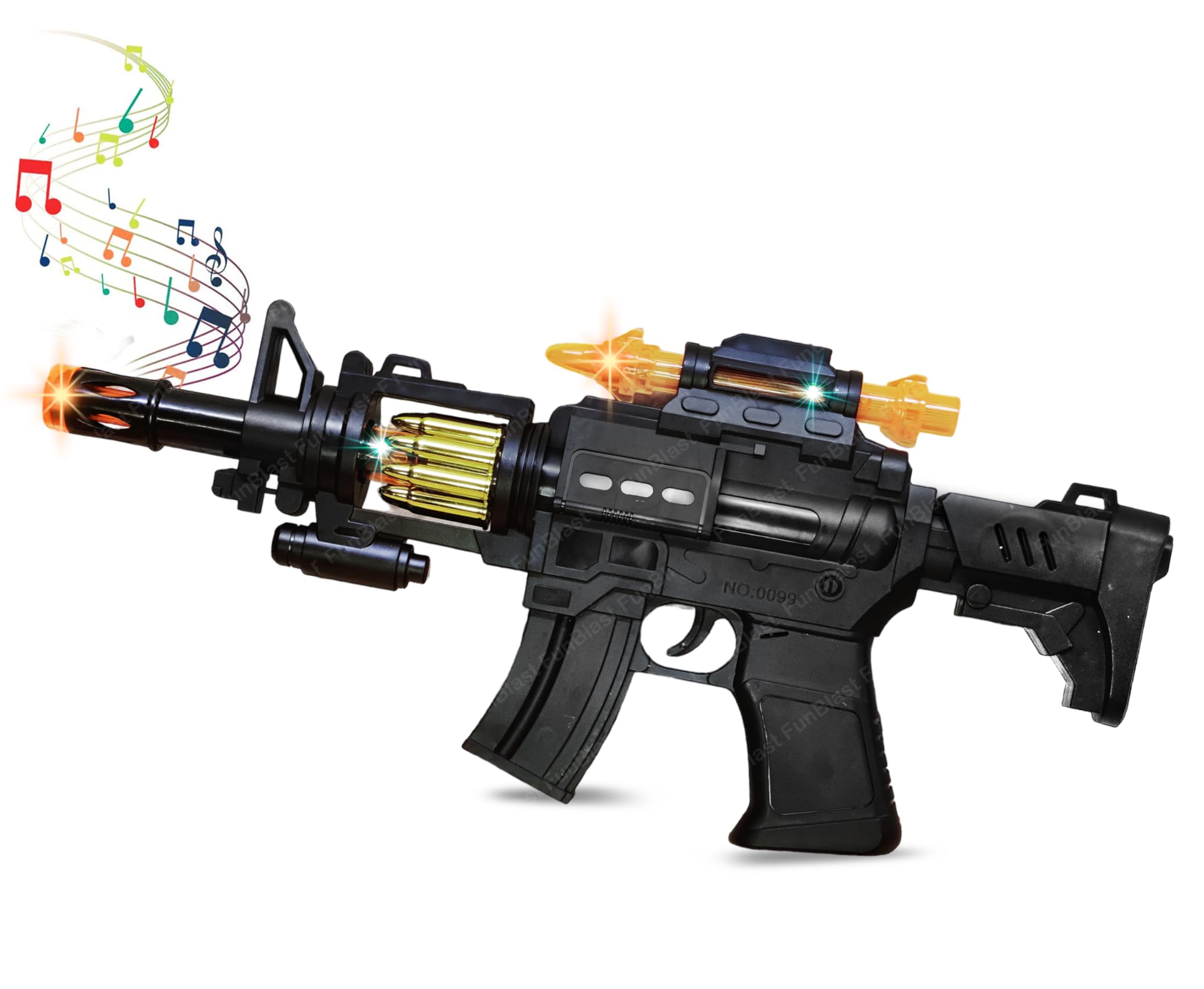 FunBlast Flash Gun Toy for Kids - Electric Gun Toy with Light and Sound Kids, Pretend Play Toys for Kids, Role Play Toys for 3+ Years Boys Girls Children (B0CJXY4P3P) Amazon Price History, Amazon Price Tracker