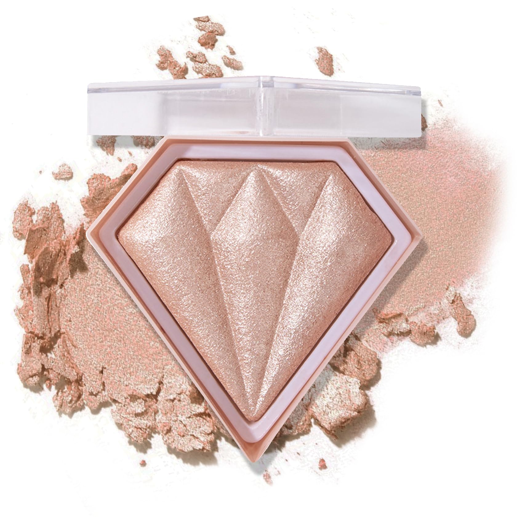 Face Highlighter Makeup Palette, Shimmer Powder, 04 Ginger Color 04-Ginger Color 1 Ounce (Pack of 1)