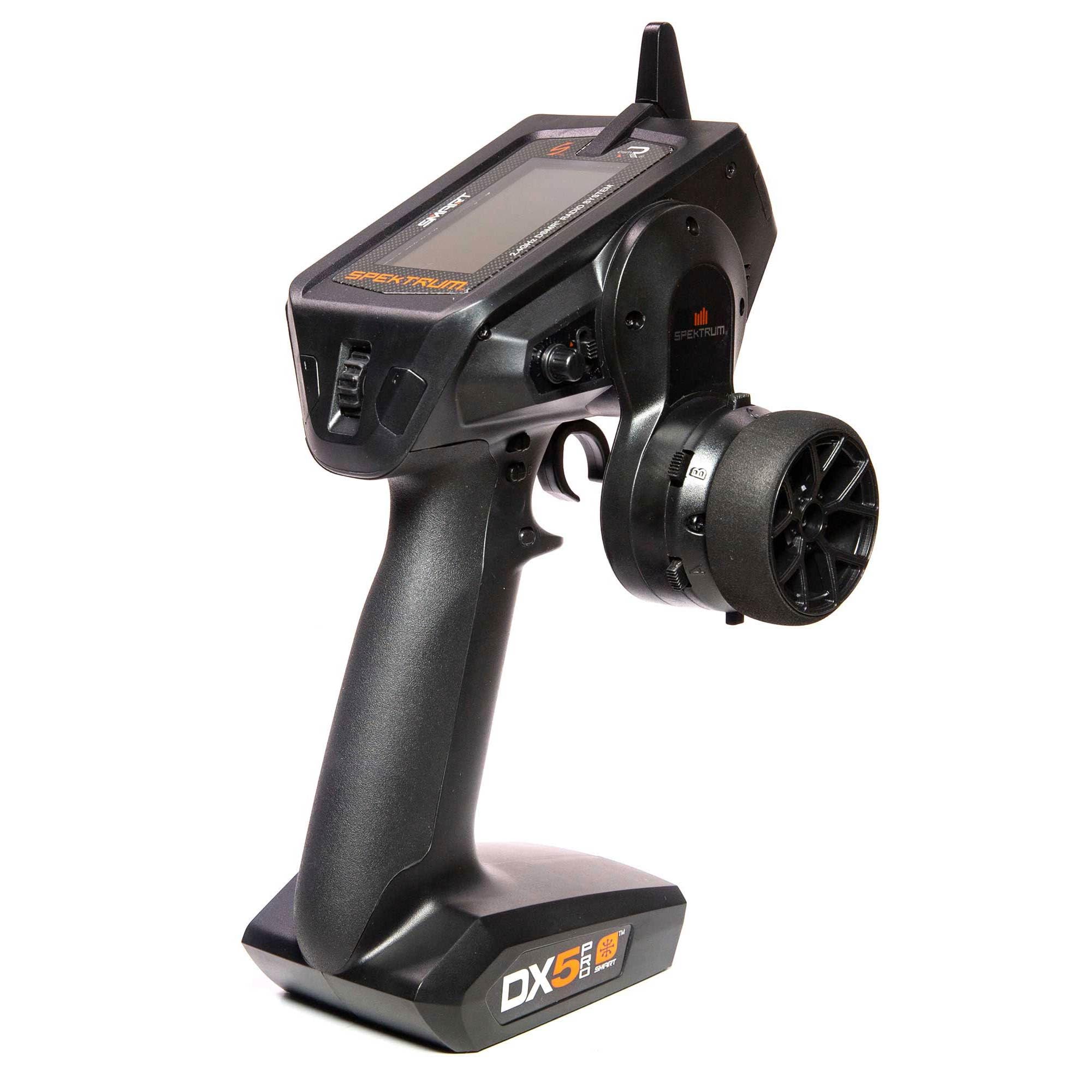 Spektrum DX5 Pro 2021 5-Channel DSMR Transmitter Only, SPMR5025, Black Medium