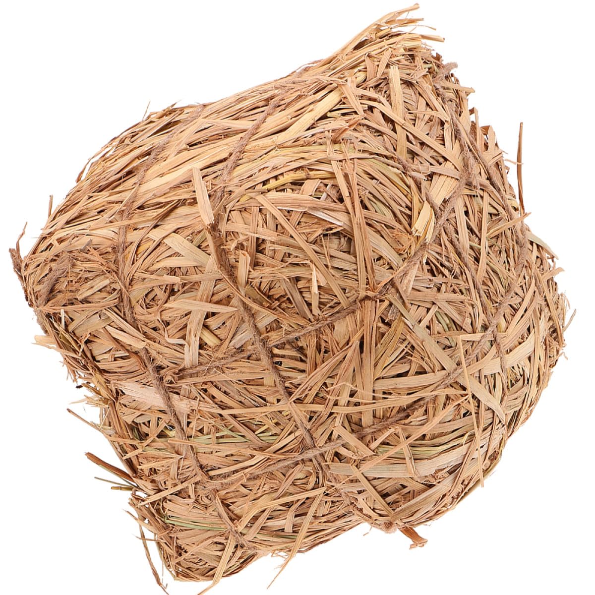 Uonlytech Meule de Foin Décorative Accessoire Artificiel en Naturelle pour Décoration de Jardin et Scène pour Déco Mariage et Photos en Extérieur