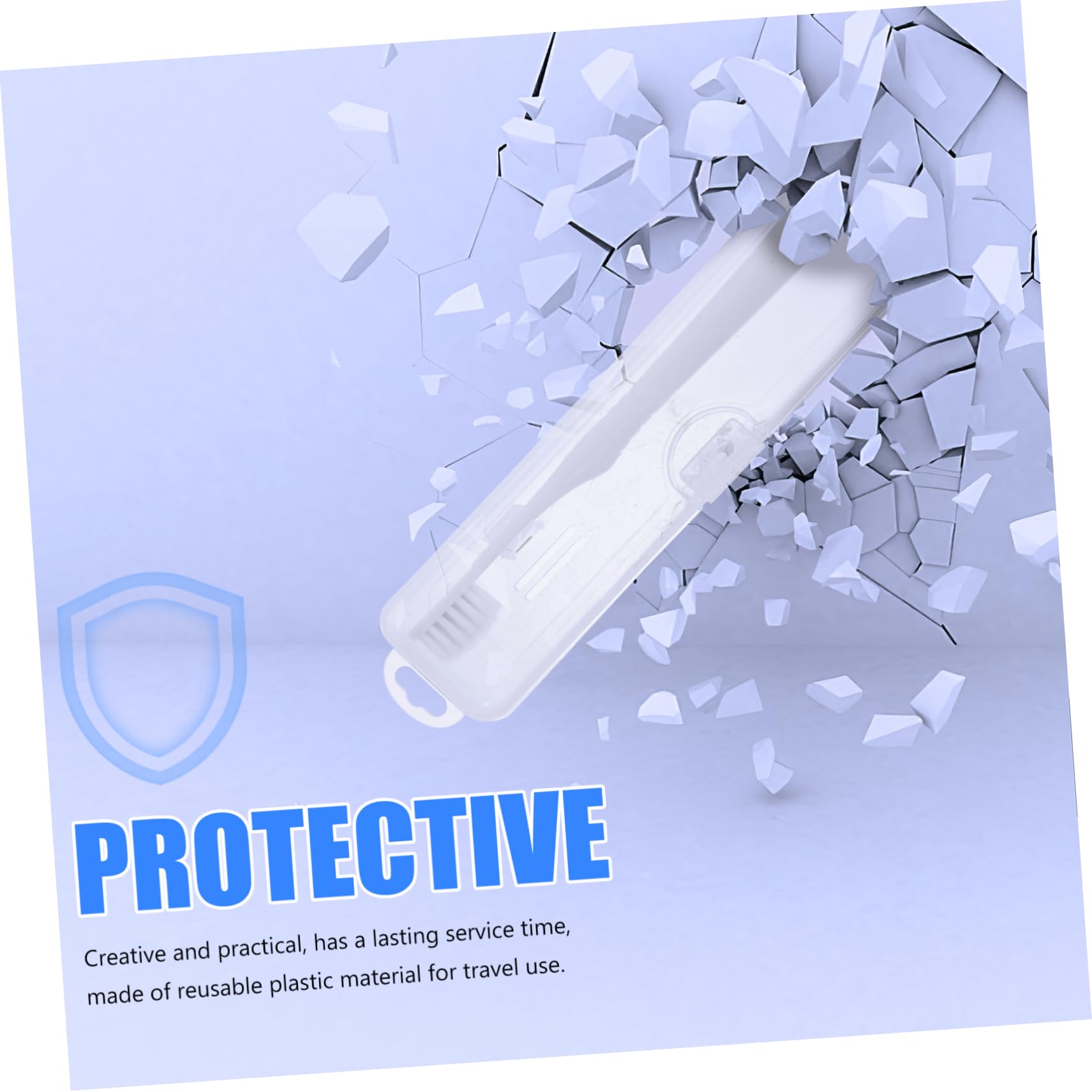 12 Pz scatola di dentifricio e spazzolino da denti porta spazzolino viaggio porta spazzolini custodia in plastica per dentifricio contenitori da viaggio per spazzolini da denti minkissy