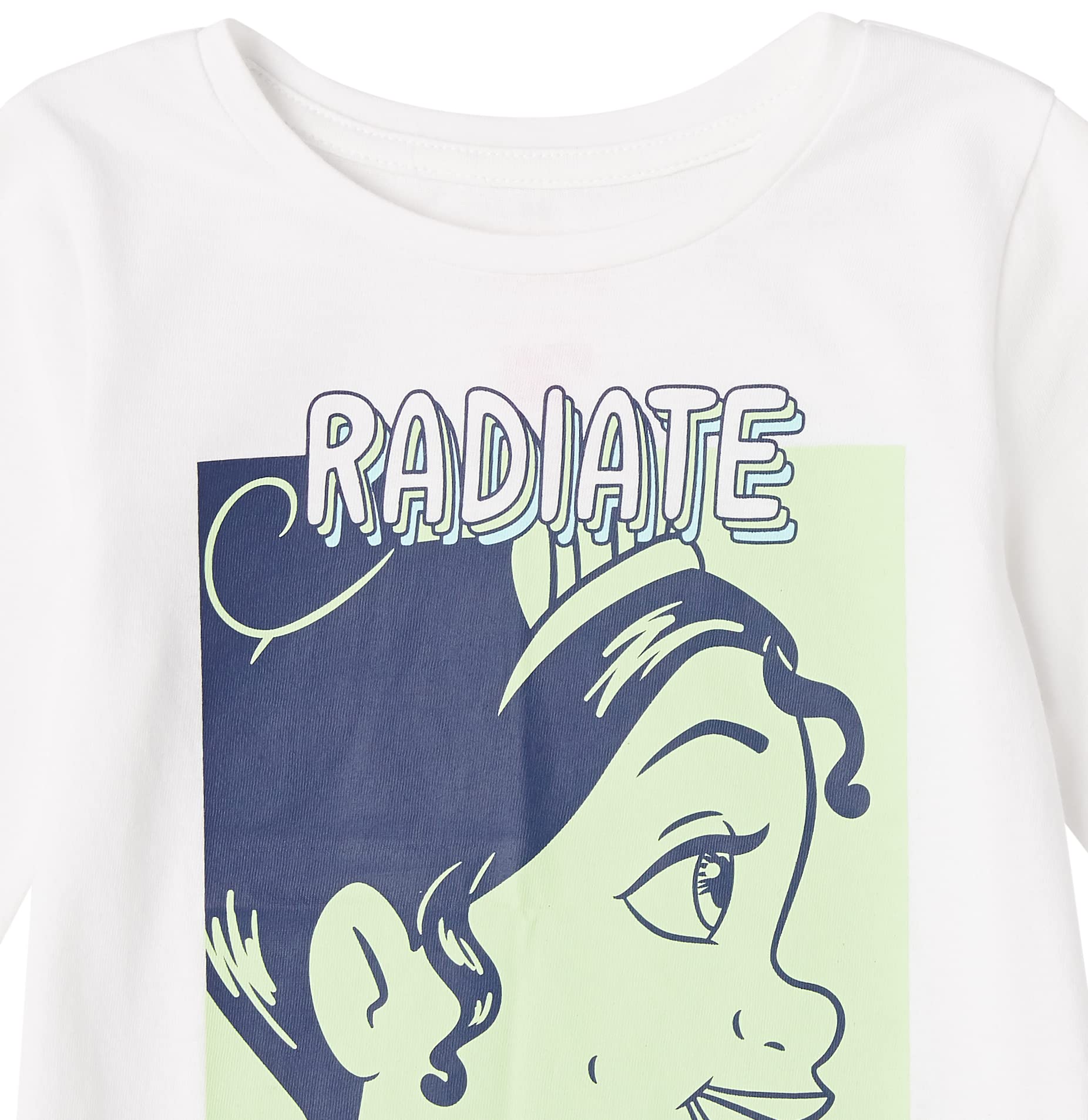 Amazon Essentials Disney | Marvel | Star Wars Maglie a Maniche Lunghe (precedentemente Spotted Zebra) Bambine e Ragazze, Pacco da 4