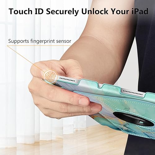 Vista 72 de Fintie Funda giratoria para iPad (A16) de 11ª generación de 11 pulgadas (2025), iPad de 10.9 pulgadas (2022) – [Soporte para lápiz integrado] Funda