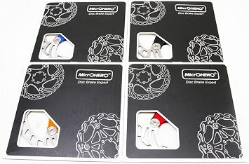 MicrOHERO Ultralight MTB/ROAD Dual Purpose 2-Piece Stainless / Magnesium Alloy Floating Disc F1 Disc Rotor, 1 Piece