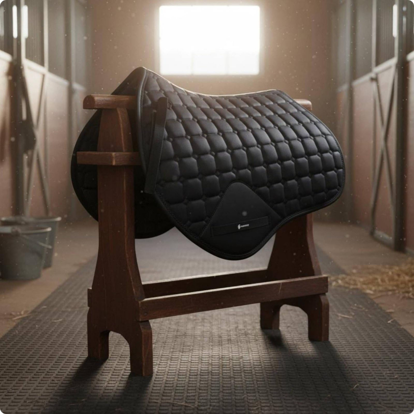 predolo Sottosella Traspirante Confortevole Sottosella Assorbente Sudore Protettivo Tappetino da Equitazione Traspirante per Cavalieri, Principianti, Maneggio