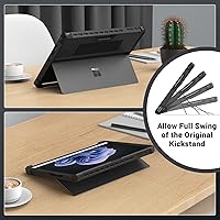 Vista 7 de MoKo Funda compatible con Microsoft Surface Pro 11, Surface Pro 10, Surface Pro 9 de 13 pulgadas, funda protectora resistente todo en uno con correa