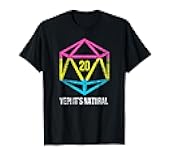 Natural 20 Pansexual Flag Pride LGBT Rights Saying Design T-Shirt