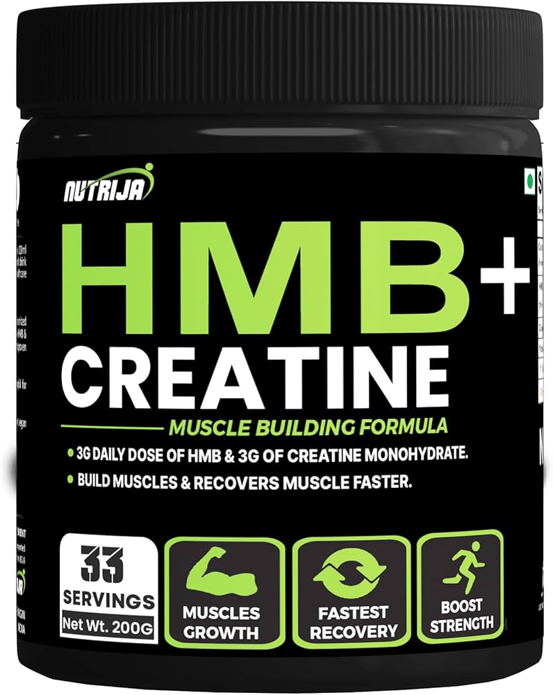 NutriJa HMB + Creatine Supplement - Natural Muscle Building
