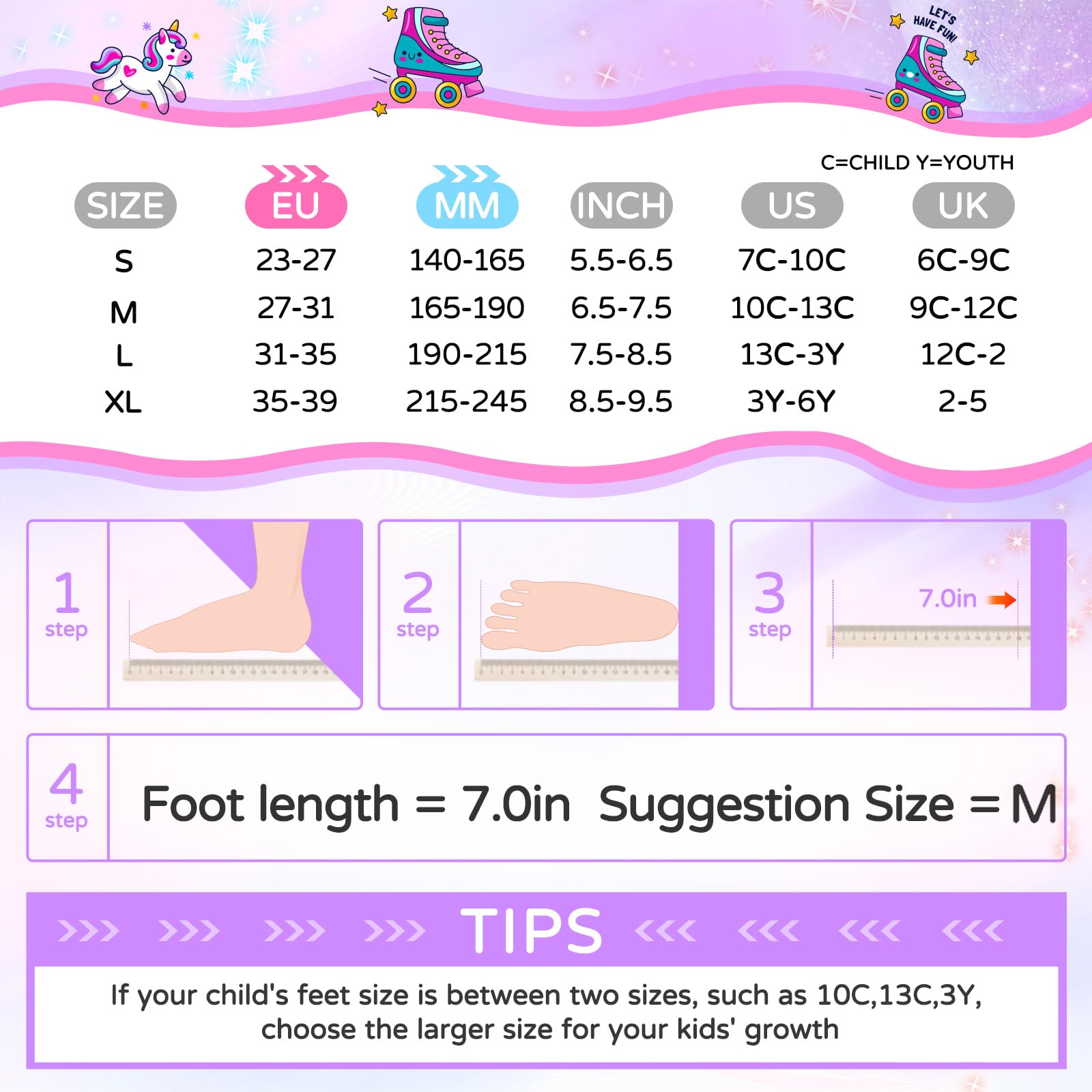 Patins à roulettes réglables pour Tout-Petits de 4 Tailles pour Filles et Femmes avec Roues Lumineuses, Patins à roulettes pour Enfants pour débutants en Plein air intérieur
