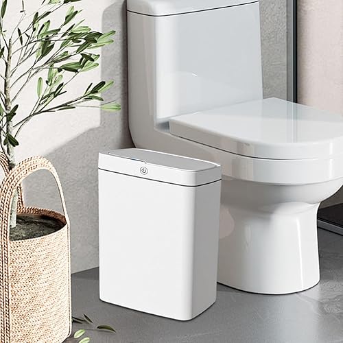 Miniatura 7 de Bote de basura automático de 18 litros  Cubo de basura inteligente autosellado con apertura de sensor  Cubo de basura silencioso impermeable anti