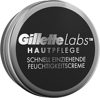 Gillette Labs Bartpflege Feuchtigkeitscreme für Männer (100 ml), Gesichtspflege, Feuchtigkeit & Beruhigung mit Niacinamide (Vitamin B3) + Seetang, Geschenk für Männer