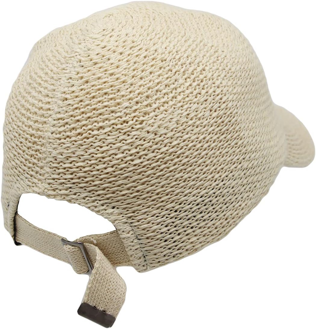 WITHMOONS Baseball Cap Summer Cool Paperstraw Cotton Mesh Ballcap for Men Women KR1960