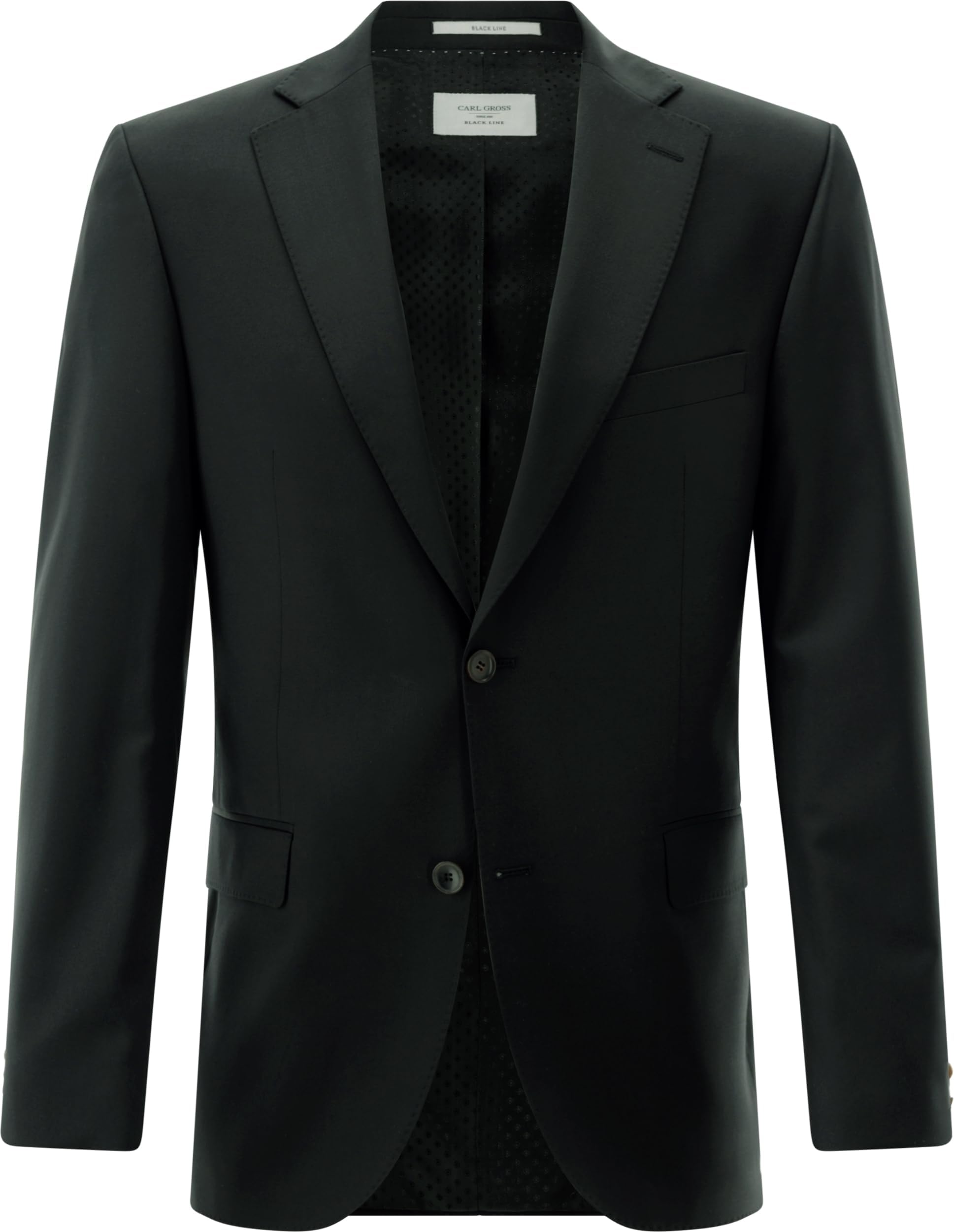 CARL GROSS Men CG Steven SS-60-048N1 Suit Coat, Black (Black 90), Gr. 24